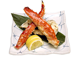 photo:Broiled king crab